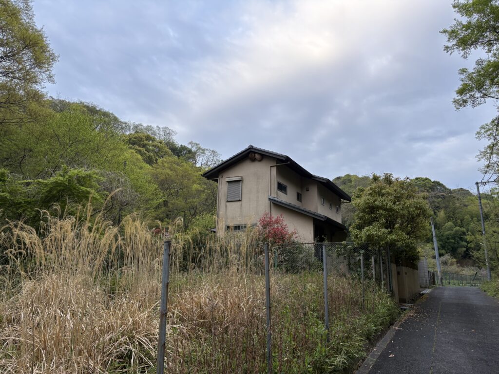 山中に現れる民家や道の様子　2026年4月