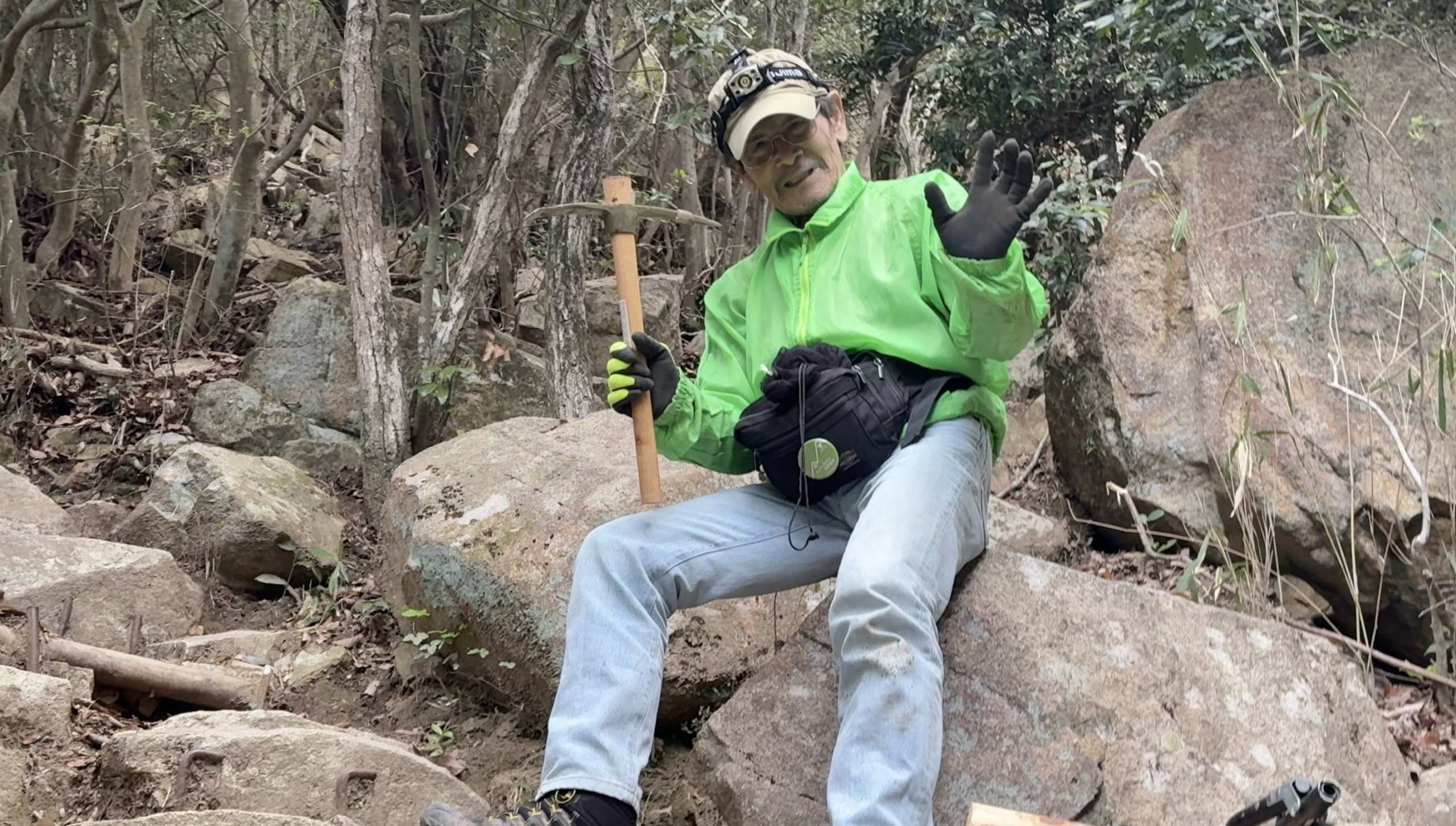 烏原登山会　岡本学さん　御年80歳