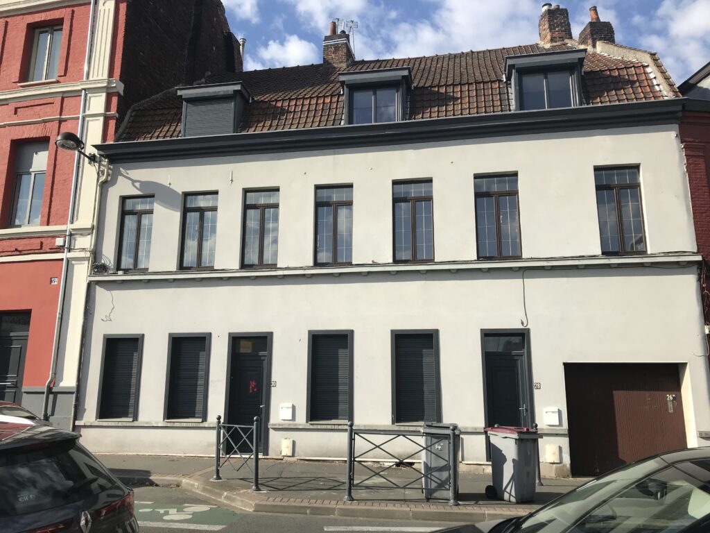 Roubaix。住んでいたシェアハウスの外観